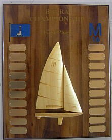 M-Sloop Fleet BBYRA Season Championship trophy